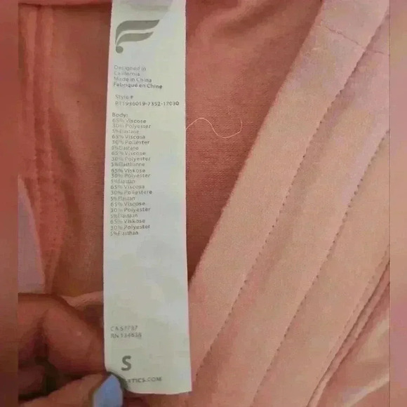 Fabletics Womens Luxe Terry Jogger Soft Lounge Sweatpants In Pink Dust S - Picture 9 of 13